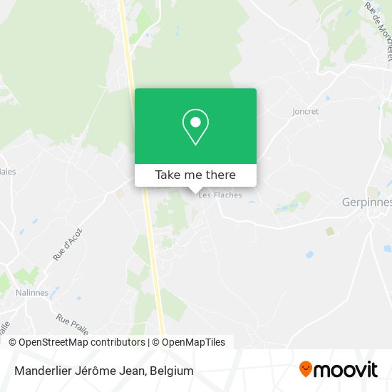 Manderlier Jérôme Jean map
