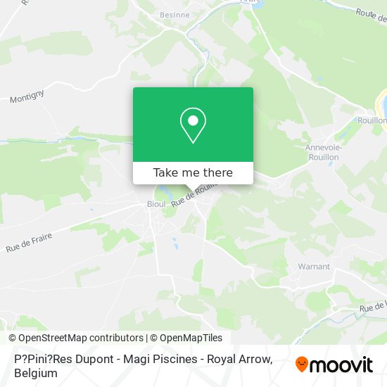 P?Pini?Res Dupont - Magi Piscines - Royal Arrow map