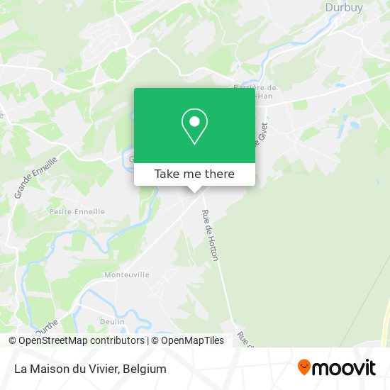 La Maison du Vivier map