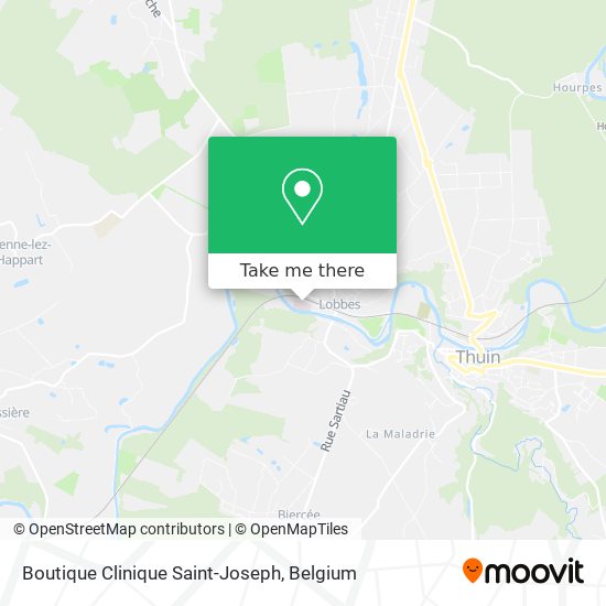 Boutique Clinique Saint-Joseph map