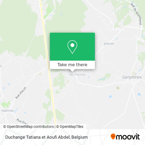 Duchange Tatiana et Aoufi Abdel map