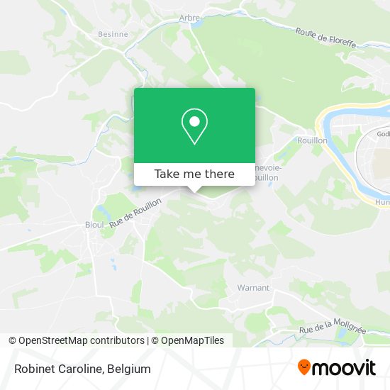 Robinet Caroline map