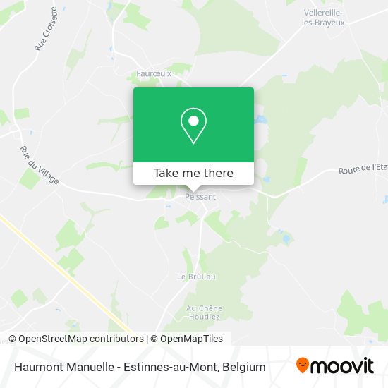 Haumont Manuelle - Estinnes-au-Mont map