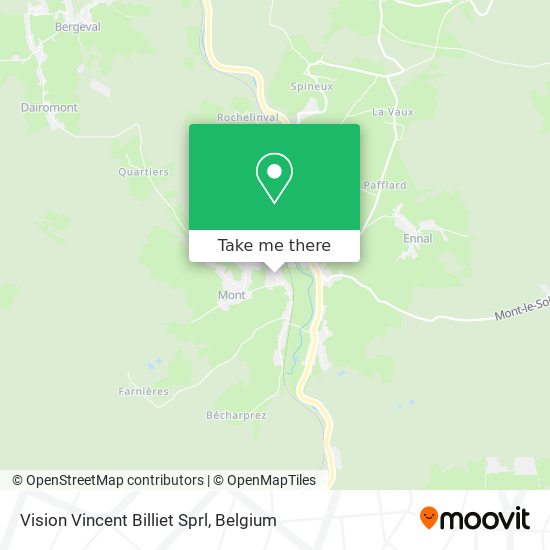 Vision Vincent Billiet Sprl map
