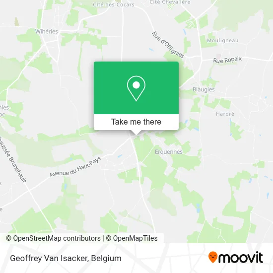 Geoffrey Van Isacker map