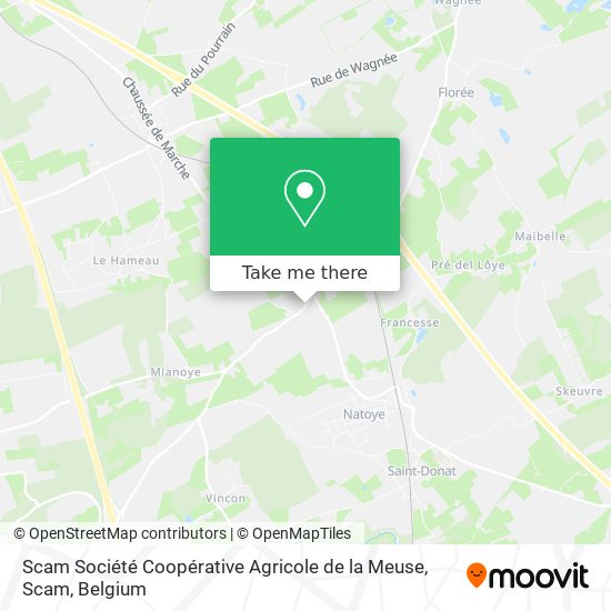 Scam Société Coopérative Agricole de la Meuse, Scam map