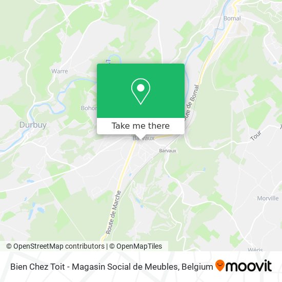 Bien Chez Toit - Magasin Social de Meubles map