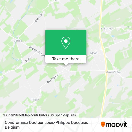 Condromnex Docteur Louis-Philippe Docquier map