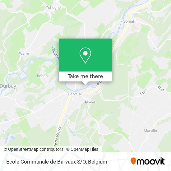 École Communale de Barvaux S/O plan
