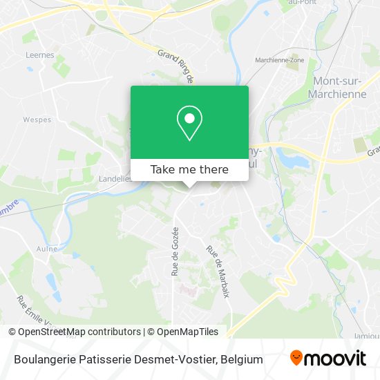 Boulangerie Patisserie Desmet-Vostier plan