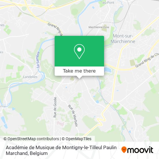 Académie de Musique de Montigny-le-Tilleul Paulin Marchand map