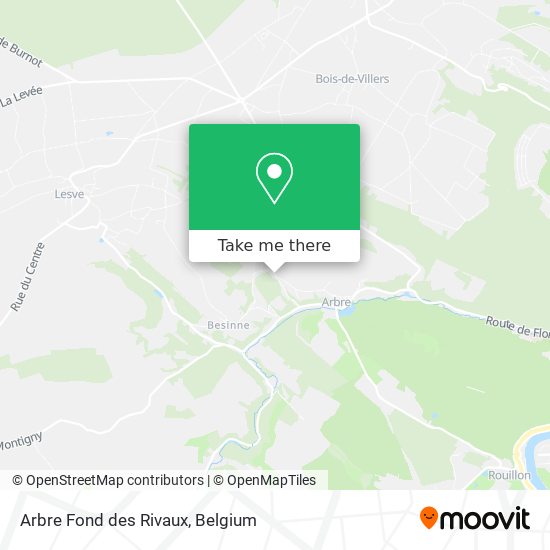 Arbre Fond des Rivaux map