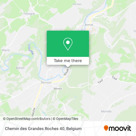 Chemin des Grandes Roches 40 map