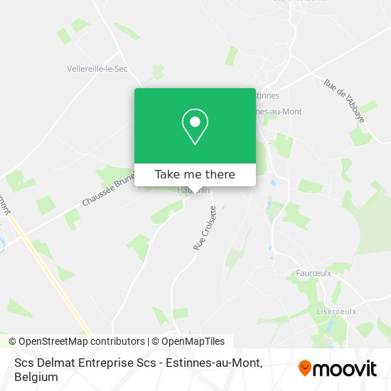 Scs Delmat Entreprise Scs - Estinnes-au-Mont map