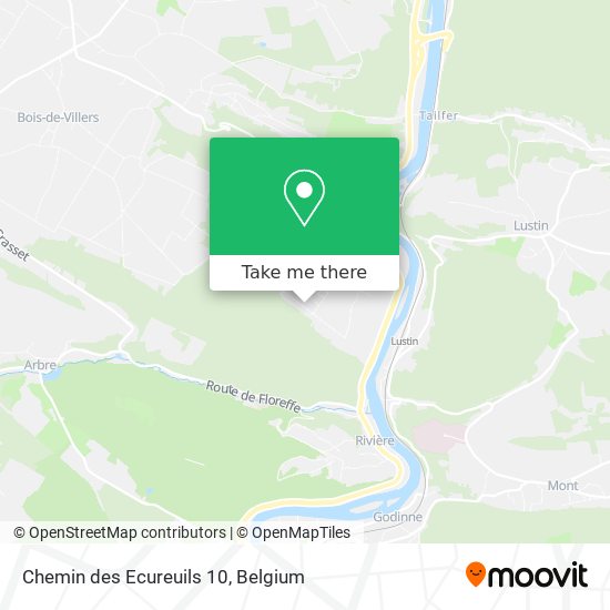 Chemin des Ecureuils 10 map