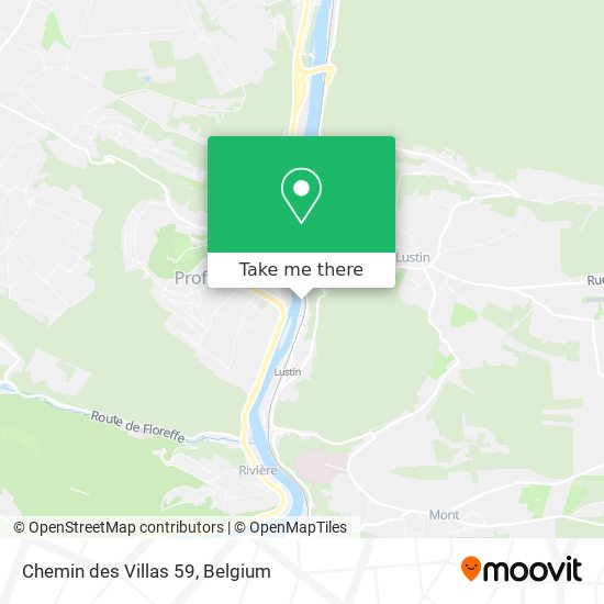 Chemin des Villas 59 map