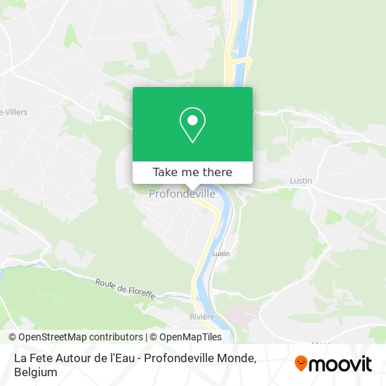 La Fete Autour de l'Eau - Profondeville Monde map
