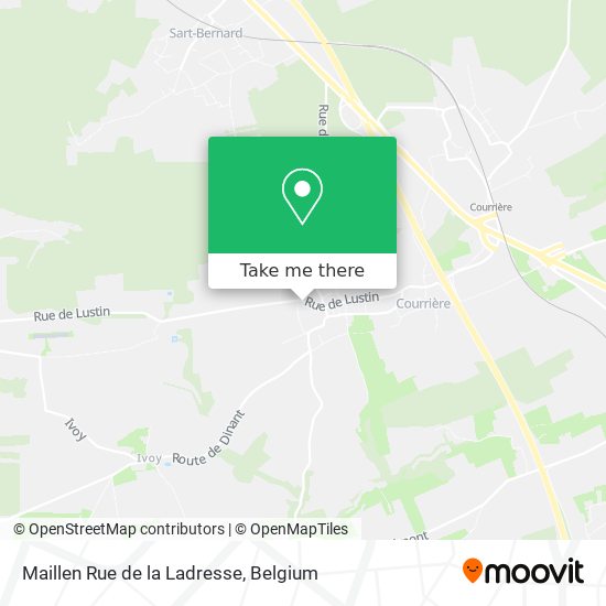 Maillen Rue de la Ladresse plan