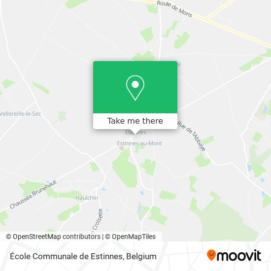 École Communale de Estinnes plan