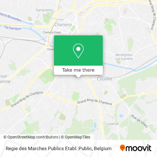 Regie des Marches Publics Etabl. Public plan