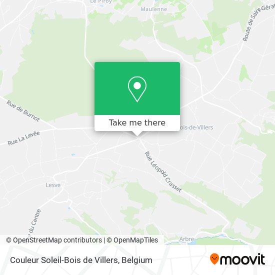 Couleur Soleil-Bois de Villers plan