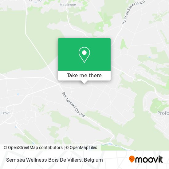 Semséā Wellness Bois De Villers map