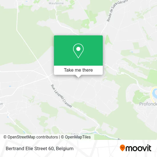 Bertrand Elie Street 60 map