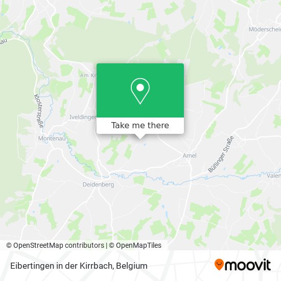 Eibertingen in der Kirrbach map