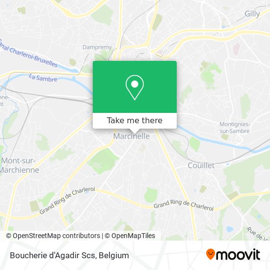Boucherie d'Agadir Scs map