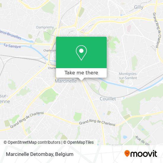 Marcinelle Detombay map