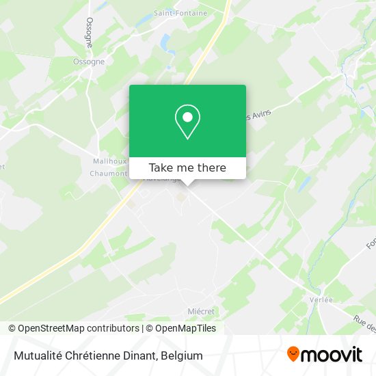 Mutualité Chrétienne Dinant plan