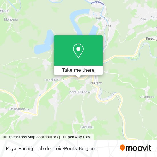 Royal Racing Club de Trois-Ponts map