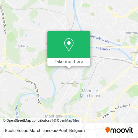 Ecole Eceps Marchienne-au-Pont map