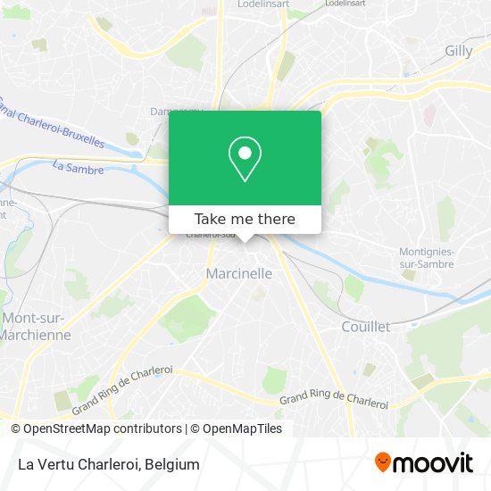 La Vertu Charleroi map