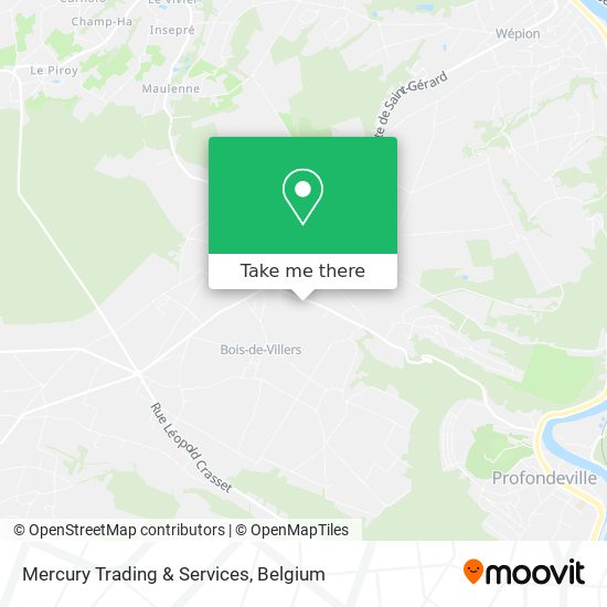 Mercury Trading & Services map