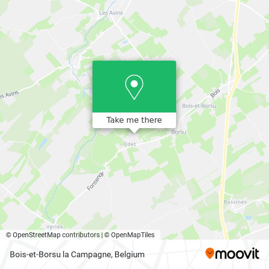 Bois-et-Borsu la Campagne plan