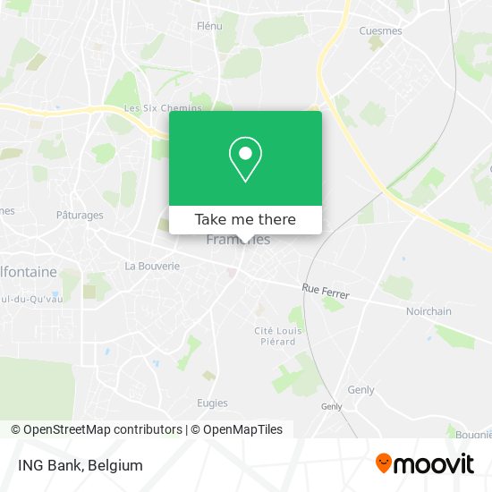 ING Bank map