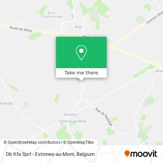 Db Kfe Sprl - Estinnes-au-Mont map