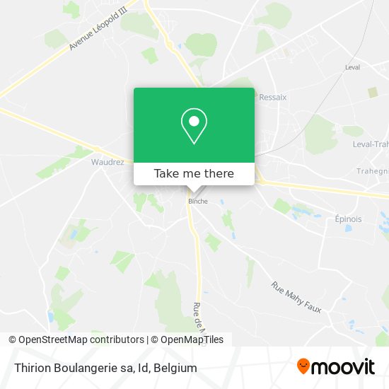 Thirion Boulangerie sa, Id plan