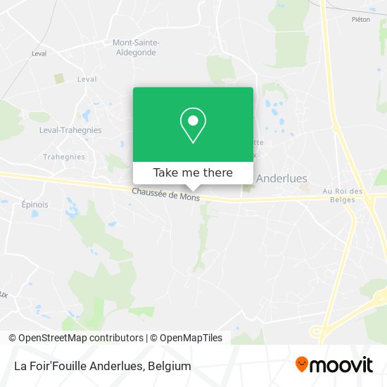 La Foir'Fouille Anderlues map