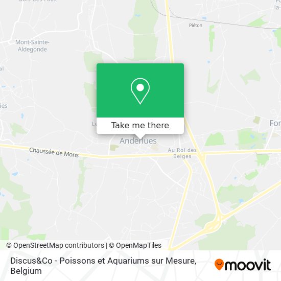 Discus&Co - Poissons et Aquariums sur Mesure map