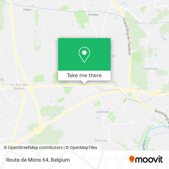 Route de Mons 64 map