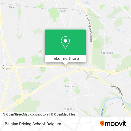 Belgian Driving School map