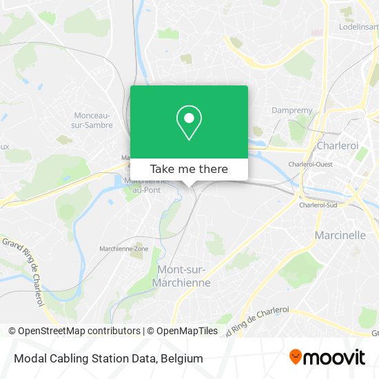 Modal Cabling Station Data map