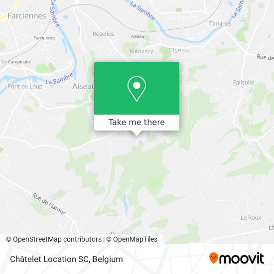 Châtelet Location SC map