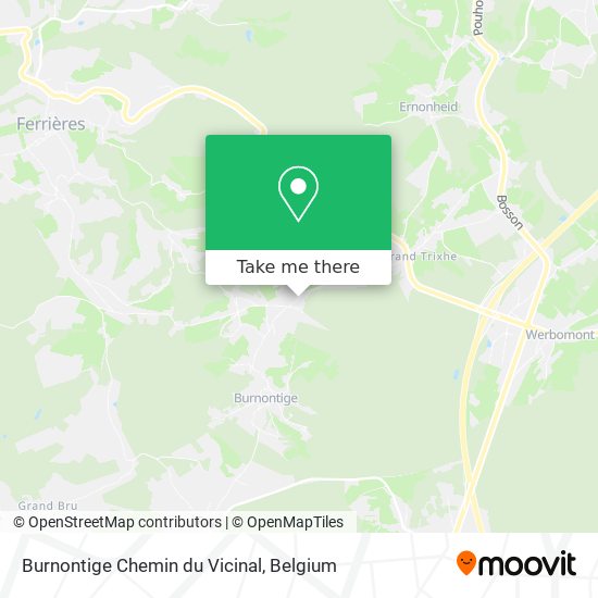 Burnontige Chemin du Vicinal map