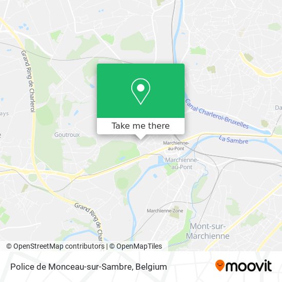 Police de Monceau-sur-Sambre plan