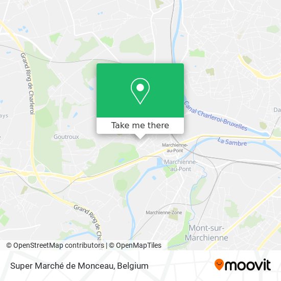Super Marché de Monceau map