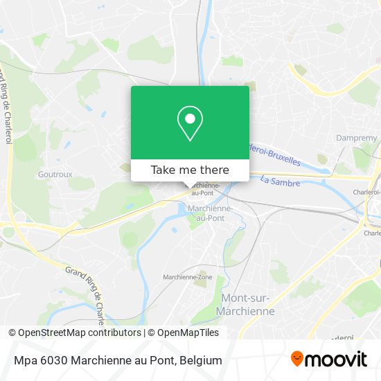 Mpa 6030 Marchienne au Pont map