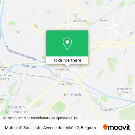 Mutualité Socialiste, Avenue des Alliés 2 map